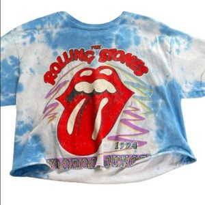The Rolling Stones Cropped Shirt
